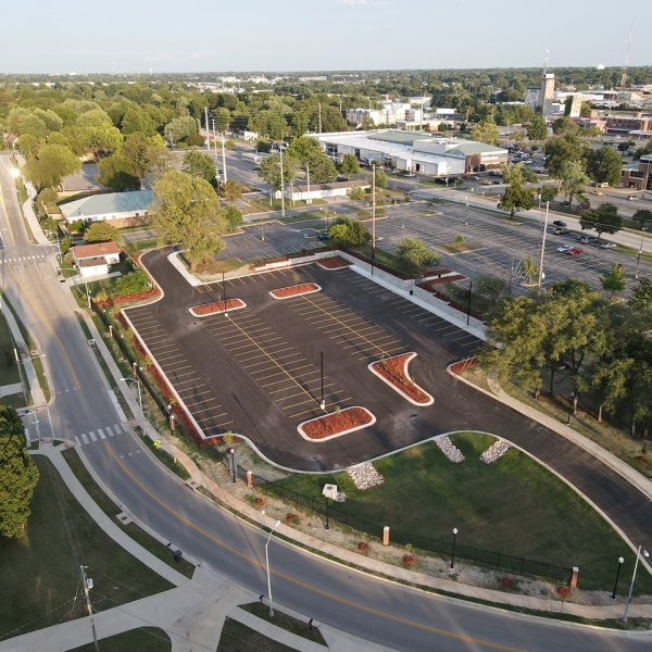 OTC Pythian Parking Lot 