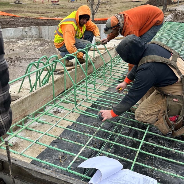 Box Culvert Rebar Install
